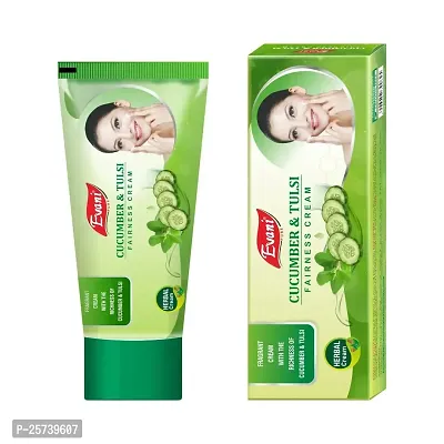 Vetoni - Evani Pure Cucumber  Tulsi Fairness Cream For Women | For Instant Fairness |Provides Moisturization And Softness 30gm(Pack of 12)-thumb2