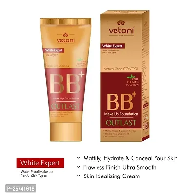 Vetoni Women's Care Kit - BB Foundation, Turmeric, Neem+Lime, Lemon Face Wash  Soft Touch Lip Balm Pack of 5-thumb2