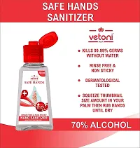 Vetoni Original Germ Protection Alcohol based Hand Sanitizer| Quality Ingredients And Germ Protection Alcohol Based Sanitizer For Hands 50ml Pack of 20-thumb2