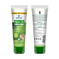 Vetoni Neem Face Wash| Deep Cleansing  Glowing Skin 100% Herbal Extracts| pack of 4 (65*4 ml )-thumb1