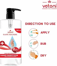 Vetoni Original Germ Protection Alcohol based Hand Sanitizer|Hand Sanitizer - Quality Ingredients  Germ Protection Alcohol Based Sanitizer For Hands (500 ml)-thumb2