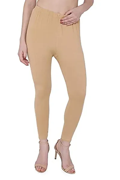 Classic Solid Slim Fitting Leggings For Womens and Girls