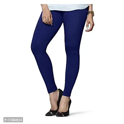 Women's Fitted Fit Cotton Leggings (JCC-L-020_Royal Blue_Free Size)-thumb0