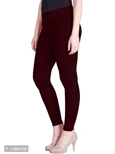 Migranto Women Leggings,Brown_XL-thumb3