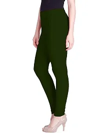 Migranto Women Leggings,Bottle Green_XL-thumb2