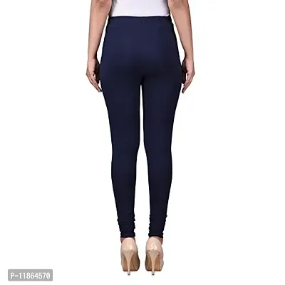 Just Look It Ladies Fashion Skinny fit Cotton Women's Leggings Dark Blue Size XXL-thumb3