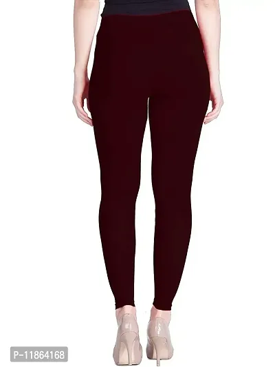 Migranto Women Leggings,Brown_XL-thumb2