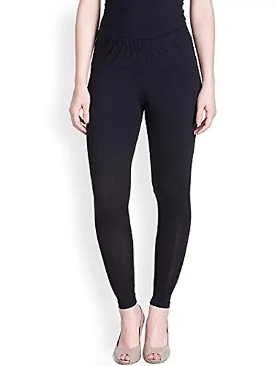 Stylish Cotton Solid Leggings For Women