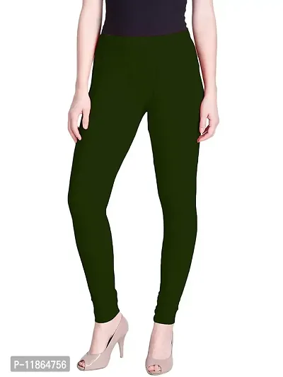 Migranto Women Leggings,Bottle Green_XL