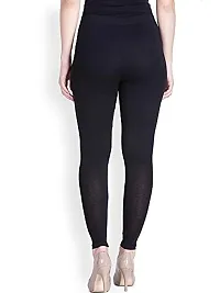 Just Look It Ladies Fashion Skinny fit Cotton Women's Leggings Black Size - L-thumb1