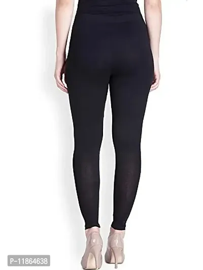 Just Look It Ladies Fashion Skinny fit Cotton Women's Leggings Black Size - L-thumb2