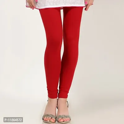 Women's Regular Fit Cotton Formal Leggings (mrs07_Red_XL)-thumb3