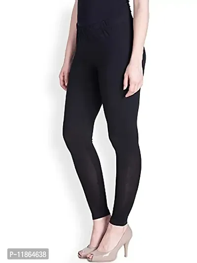 Just Look It Ladies Fashion Skinny fit Cotton Women's Leggings Black Size - L-thumb3