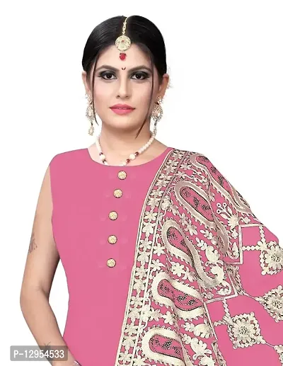 Trendy Georgette Gown with Dupatta-thumb3