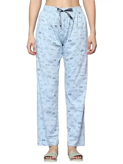 SeLSIa Trendy Women 100% Cotton Loungwear Pyjama Pants - Pack of 1