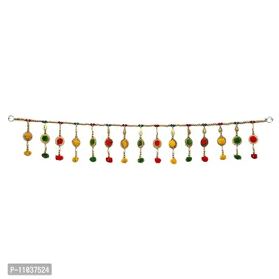 Ecommall Toran for Mandir Traditional Bandarwal Door Hanging Latest Home d?cor Bandarwal for Temple Toran for Pooja Room (3 ft/36 In)-thumb3