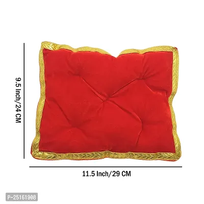 Ecommall Laddu Gopal Velvet Rajai Size 0, 1, 2, 4  no Winter Blanket Quilt Khana ji Deity Ornament  (Woolen Blanket for Krishna, Thakur ji, Bal Gopal God Idol)-thumb3