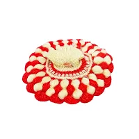 Laddu Gopal Winter Sweater Dress Size 6 with Accessories Pagdi and Bansuri Woolen Khana ji Clothes Combo Poshak-thumb1