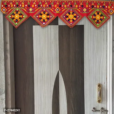 Ecommall Toran Bandarwal Door Hanging for Home Decoration Main Gate Temple Toran-thumb2