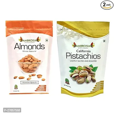 Almonds  Pistachio 250g Pack of 2  Combo  California-thumb0