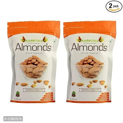 California Whole Almonds 250g  100% Natural  New Crop Pack of 2-thumb0