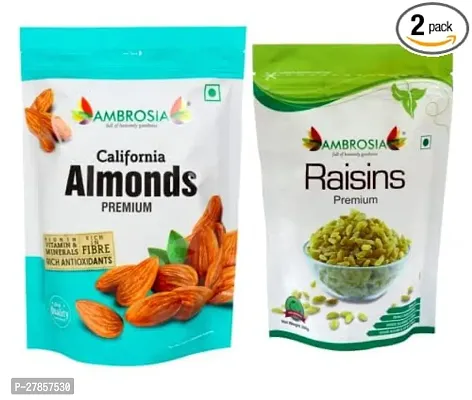 Nuts  Dry Fruit Combos 750g Almond Kernels 500g  Raisins 250g-thumb0