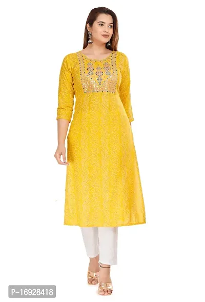 Trendy Women Rayon Casual Kurta