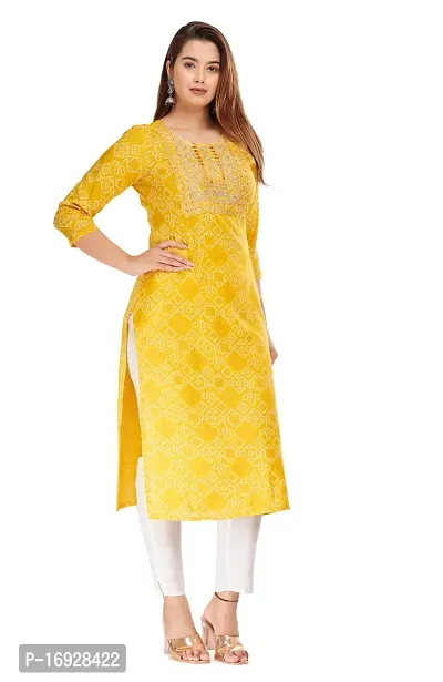 Trendy Women Rayon Casual Kurta-thumb4