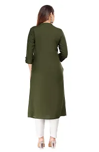 Trendy Women Rayon Casual Kurta-thumb1