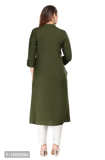 Trendy Women Rayon Casual Kurta-thumb2