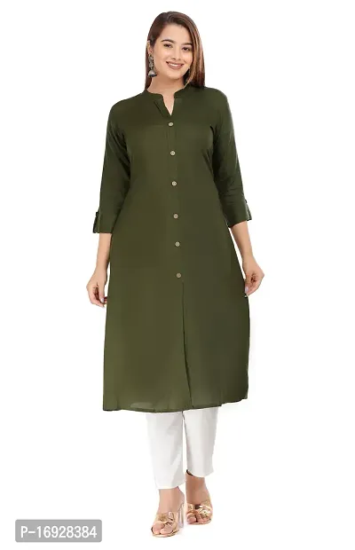 Trendy Women Rayon Casual Kurta