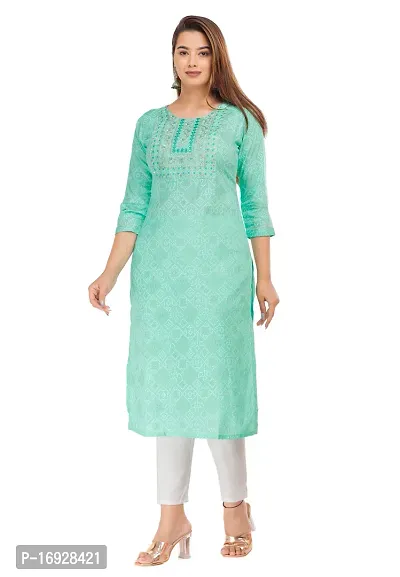 Trendy Women Rayon Casual Kurta-thumb4