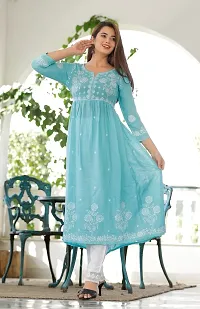 Trendy Women Rayon Casual Kurta-thumb2