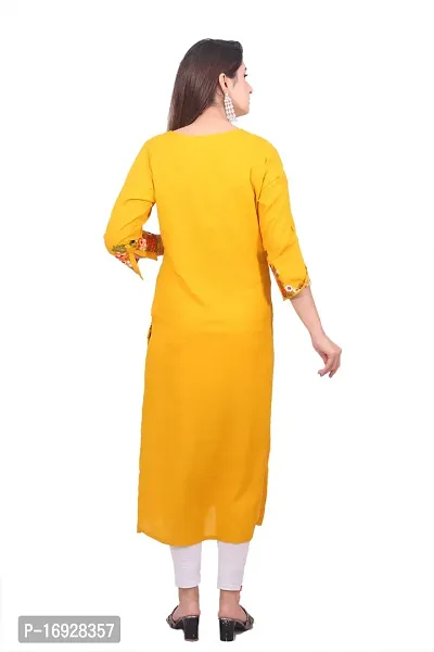 Trendy Women Rayon Casual Kurta-thumb2