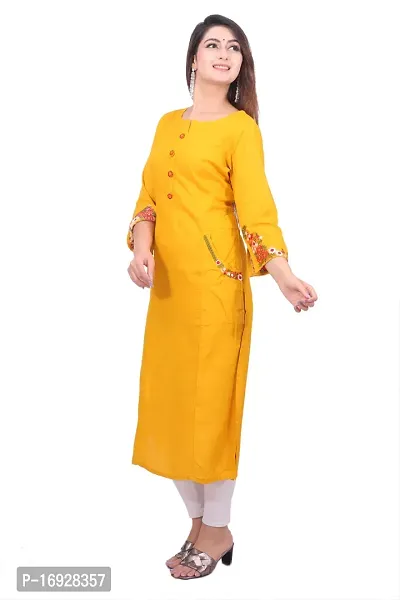 Trendy Women Rayon Casual Kurta-thumb3