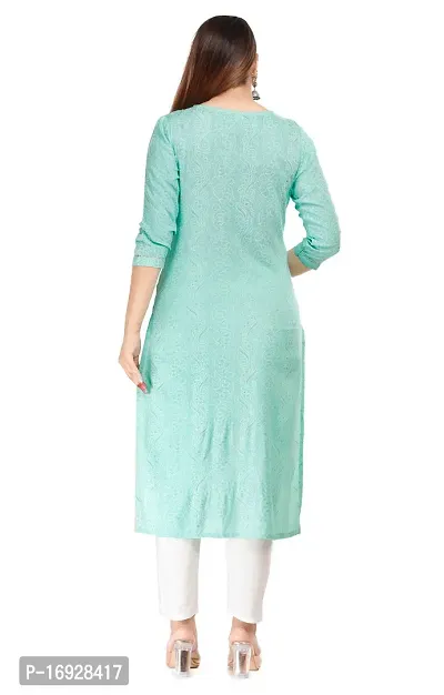 Trendy Women Rayon Casual Kurta-thumb2