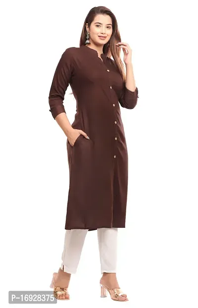 Trendy Women Rayon Casual Kurta-thumb3