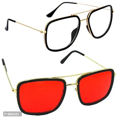 Women's Fun Cute Wide Rectangle Rhinestone Sunglasses Red Iridescent –  Sophia Collection