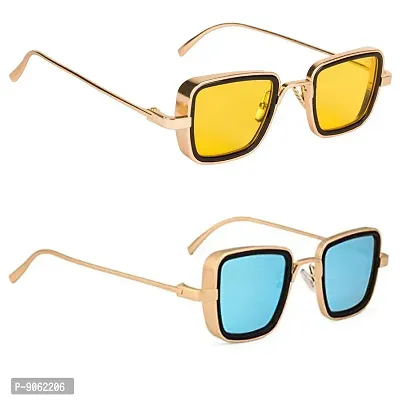 Joopin Retro Square Polarized Sunglasses Women Men Oversized Vintage Shades  (Champagne Frame & Tea Lens) - Walmart.com