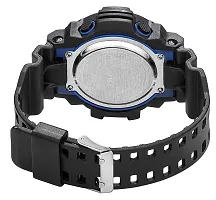 Hala - (LED Blue SSA-Square) Watch With Square LED Shockproof Multi-Functional Automatic Red Color Black Strap Waterproof Digital Sports Watch for Men's Kids Watch for Boys Watch for Men PACK OF 2-thumb4