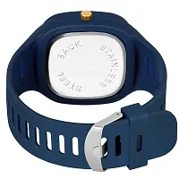 hala -(LED-MILLER-BLUE-SQUARE)  Analog Watch - For Boys  Girls A Digital Electronic LED And An Analog Watch-thumb2