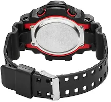 hala - ((Combo) M2 SSA RED) Multi-Function Stylish Sports PU Strap Amazing Look Cool Style Digital Watch - For Boys VKRDGC810-thumb2
