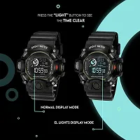 hala - ((Combo) M2 SSA GREEN) Multi-Function Stylish Sports PU Strap Amazing Look Cool Style Digital Watch - For Boys VKRDGC810-thumb1