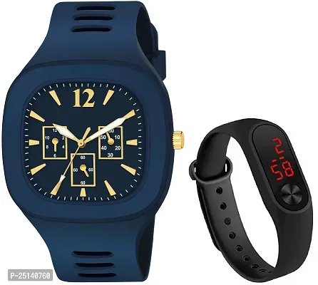 Modern Analog and Digital Watch For Unisex Pack Of 2