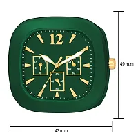 hala - (M2 Green Miller) Best Quality New Design Analog Watch - For Boys  Girls 816 Miller Square Dial Analog Watch-thumb2