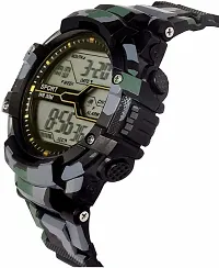 hala - (M2 Military Black)  Latest Premium Fashion Digital Watch - For Boys  Girls M2 818 Military Sports Black Digital Warch-thumb1