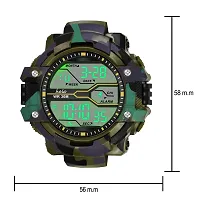 hala - (M2 Military Green)  Latest Premium Fashion Digital Watch - For Boys  Girls M2 818 Military Sports Green Digital Warch-thumb4