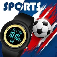 hala - (GOLD-BEN-2022) Digital Watch - For Men HL-2022 New Trending Full Gold Ring Waterproof Gym Fitness Freek-thumb1