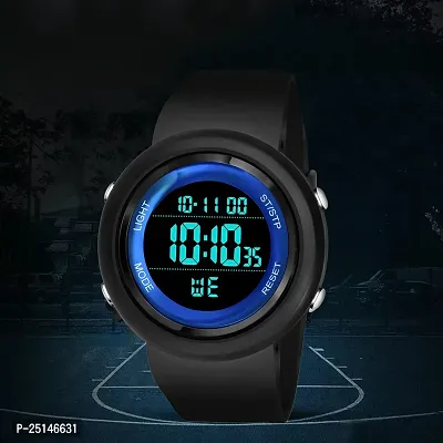 hala - (BLUE-BEN-2022)  Digital Watch - For Men HL-2022 New Trending Full Blue Ring Waterproof Gym Fitness Freek