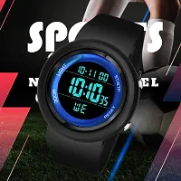 hala - (BLUE-BEN-2022)  Digital Watch - For Men HL-2022 New Trending Full Blue Ring Waterproof Gym Fitness Freek-thumb2